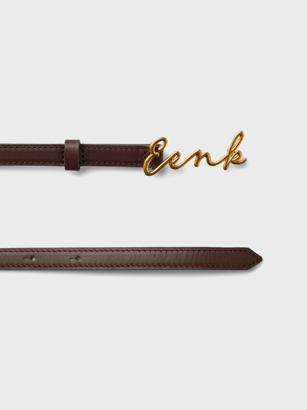 EENK Logo Belt - Brown