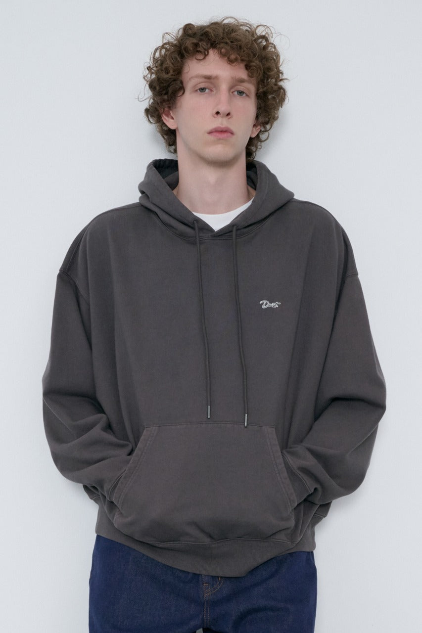 Dunst Unisex Garment Dyed Hoodie Black