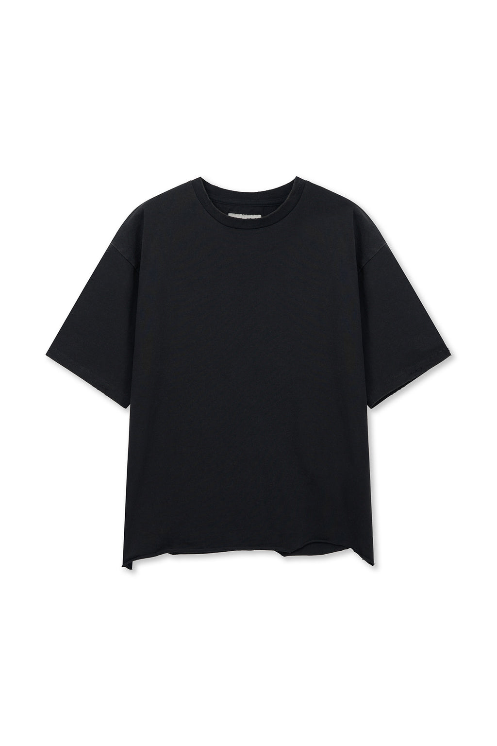 Matinkim Raw Cut Graffiti Logo Top IN Black