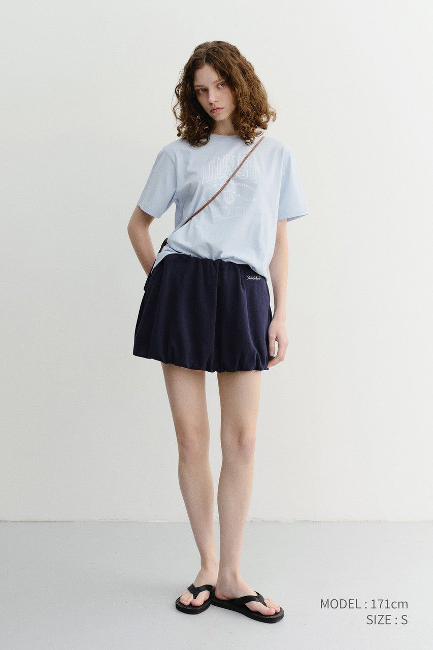 Dunst Mini Volumed Skirt Navy