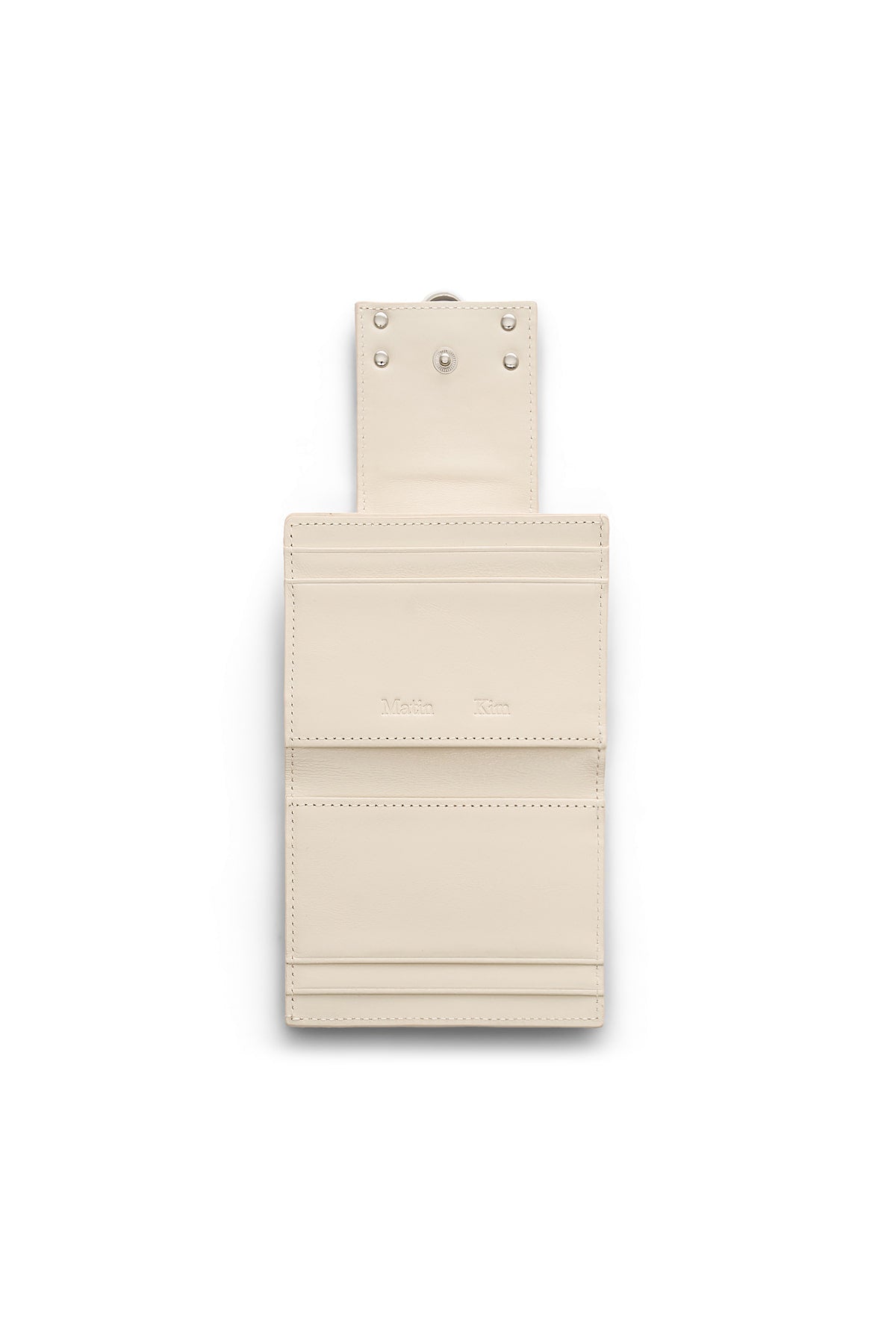 Matinkim Matin Arch Ring Flap Wallet IN Light Beige