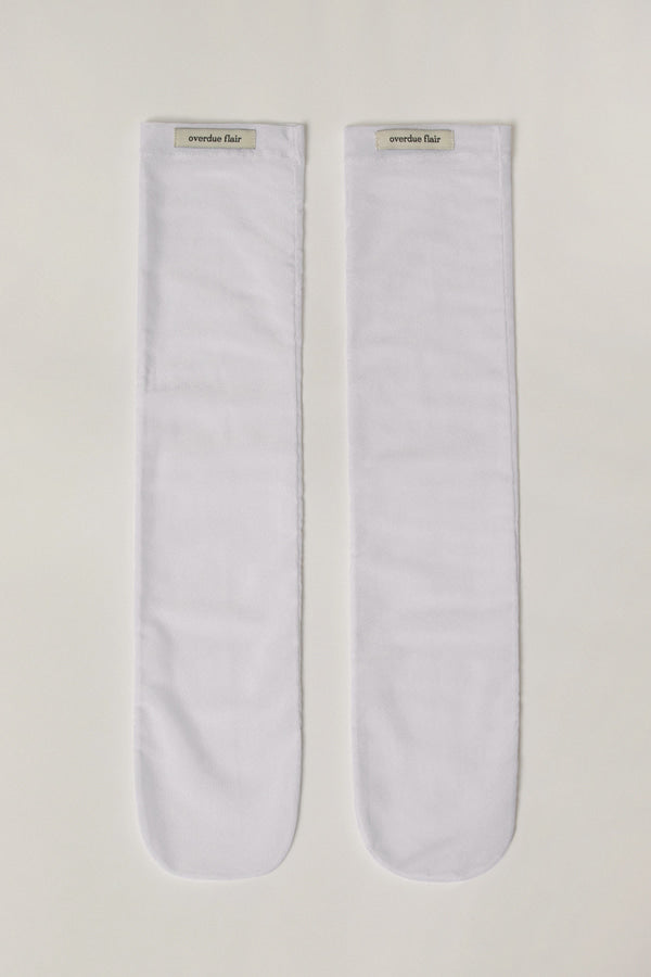 Overdueflair Mesh Socks White