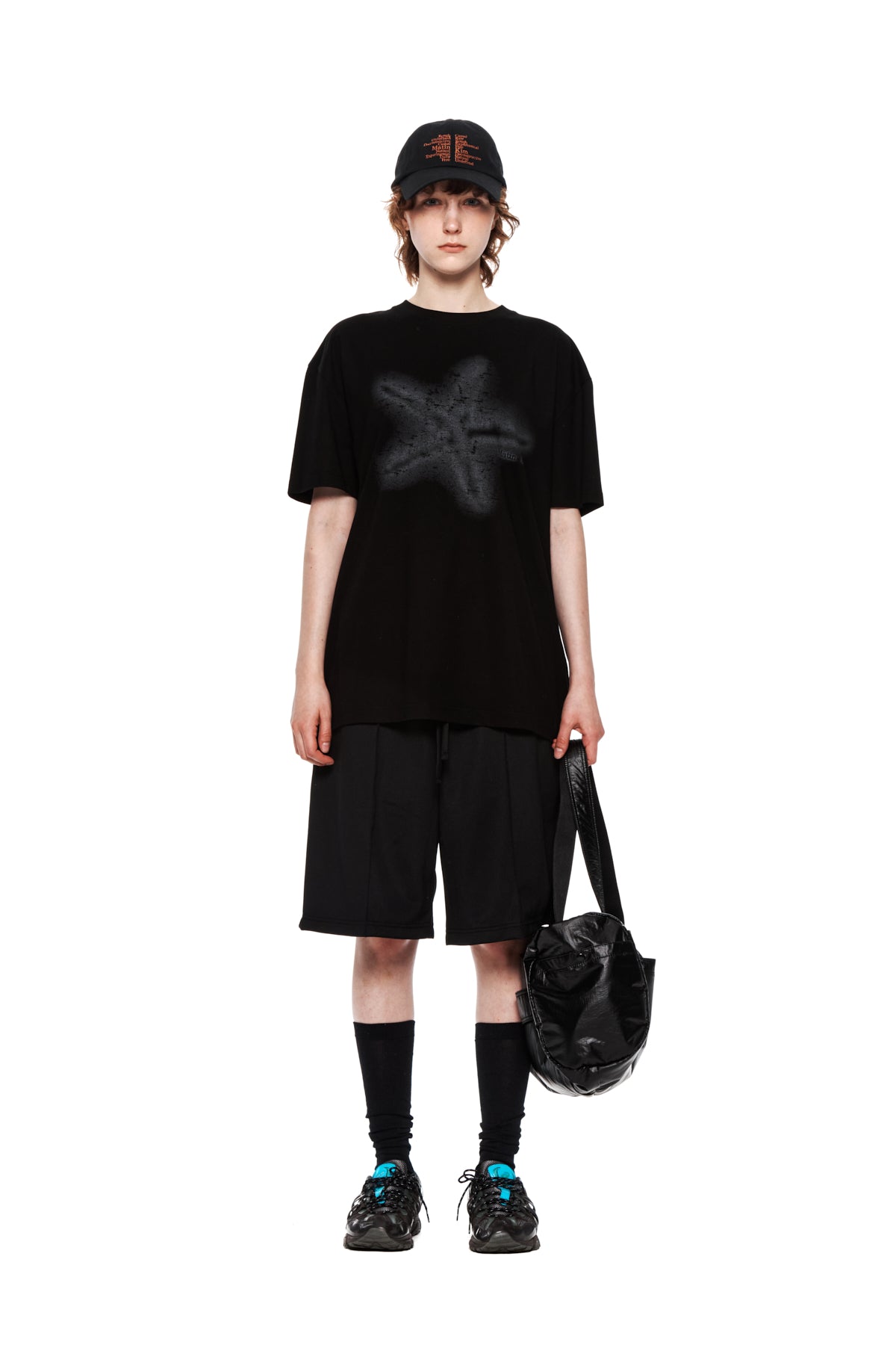 Matinkim Track Midi Pants For Men IN Black