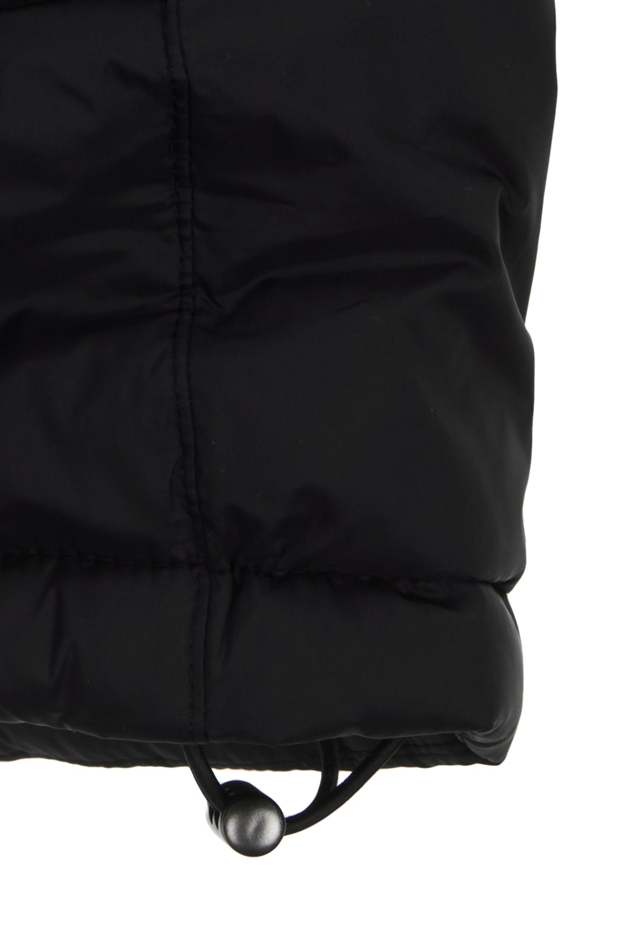 Matinkim Big Logo Point Down Vest For Men IN Black