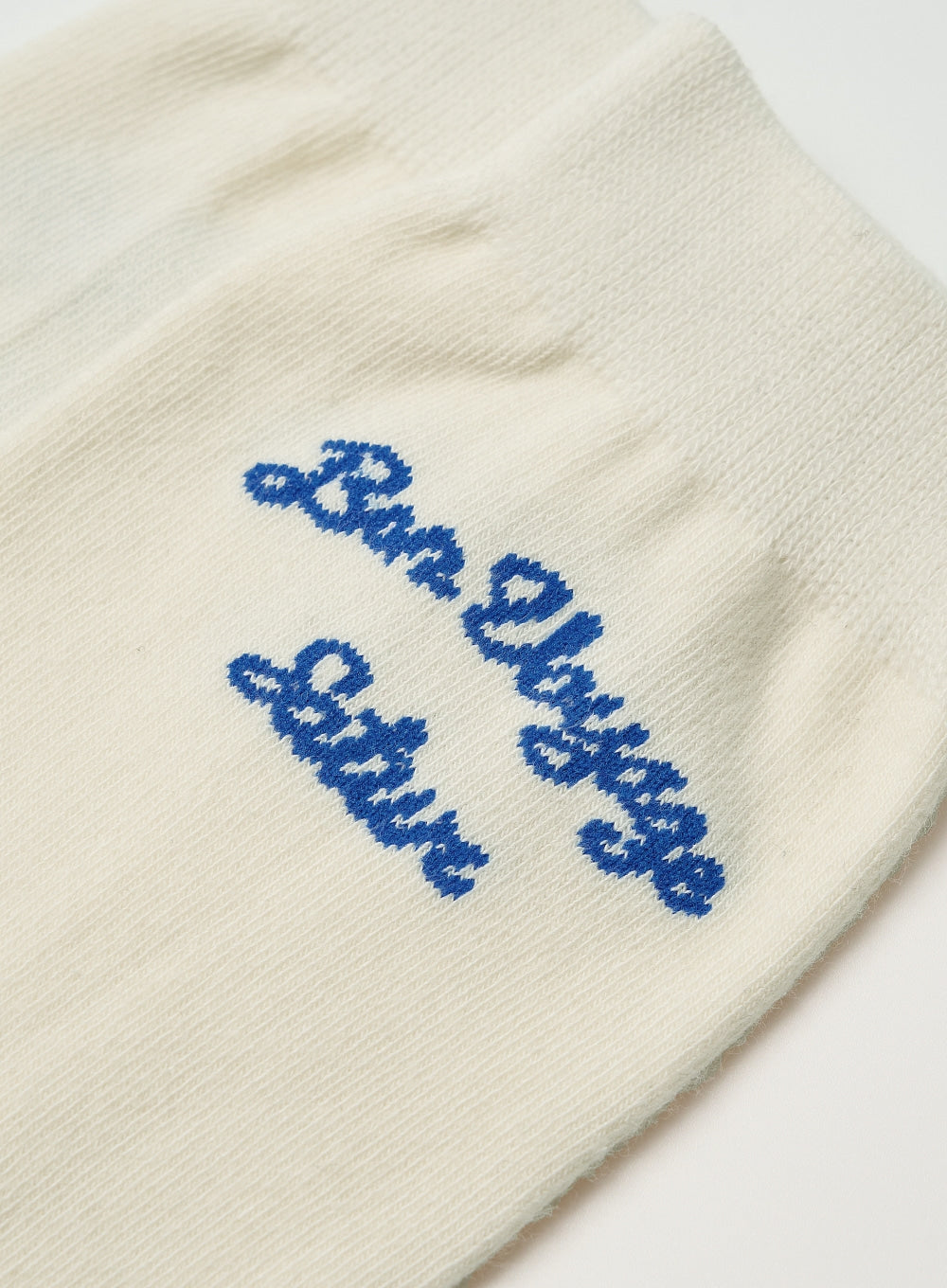 [satur] Bon Voyage Plain Socks - Cream Blue