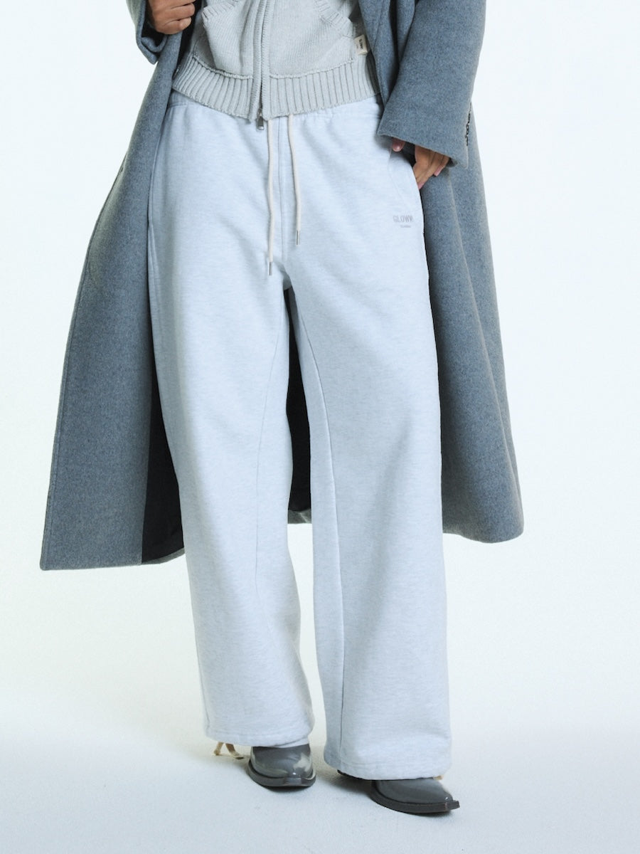 GLOWNY G Drawstring Sweatpants (Gray)