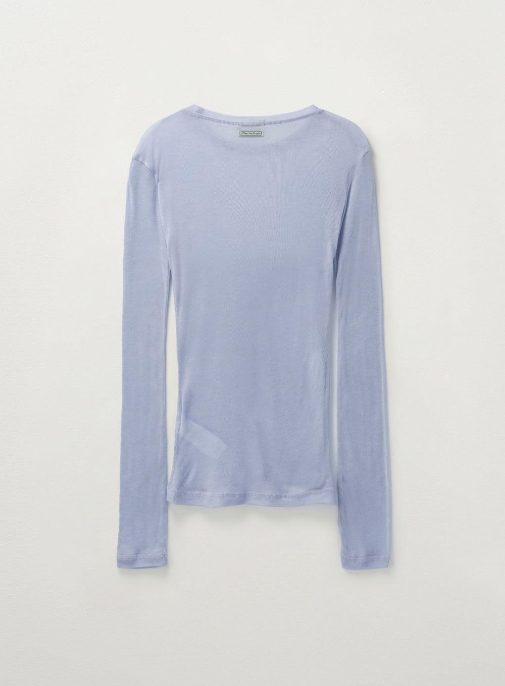 [satur] (W) Slim Fit Layered Long Sleeve - Sky Blue