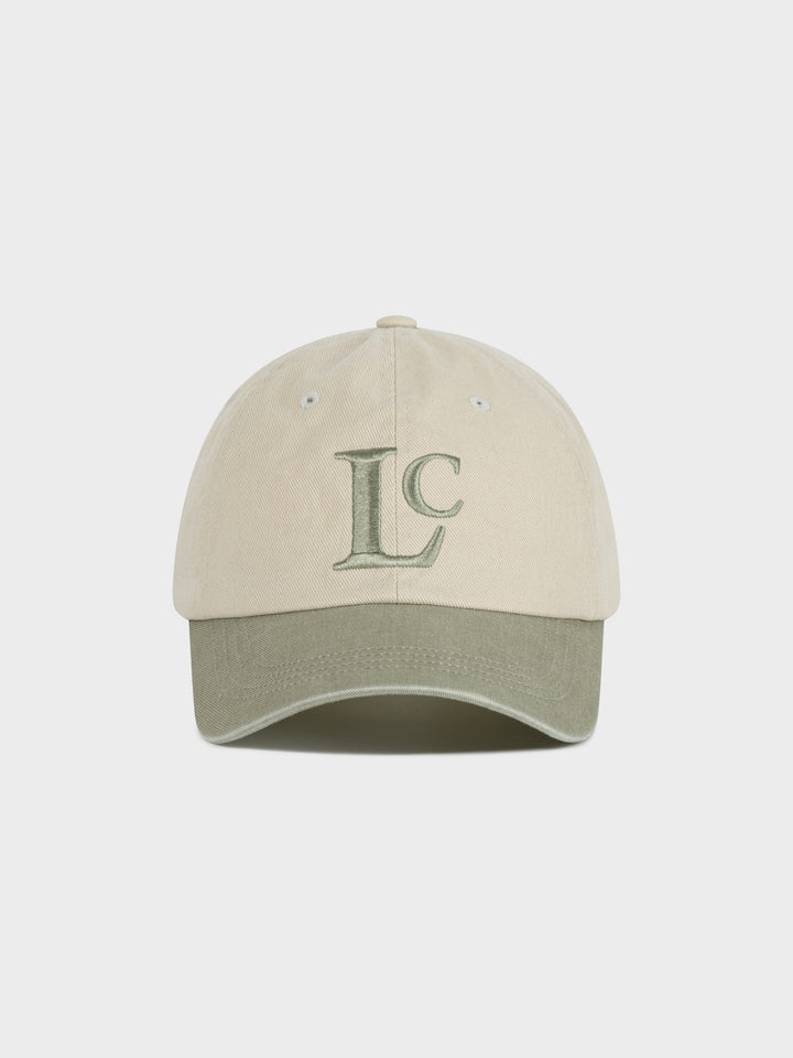 Low Classic Lc Logo Ball Cap Beige Khaki