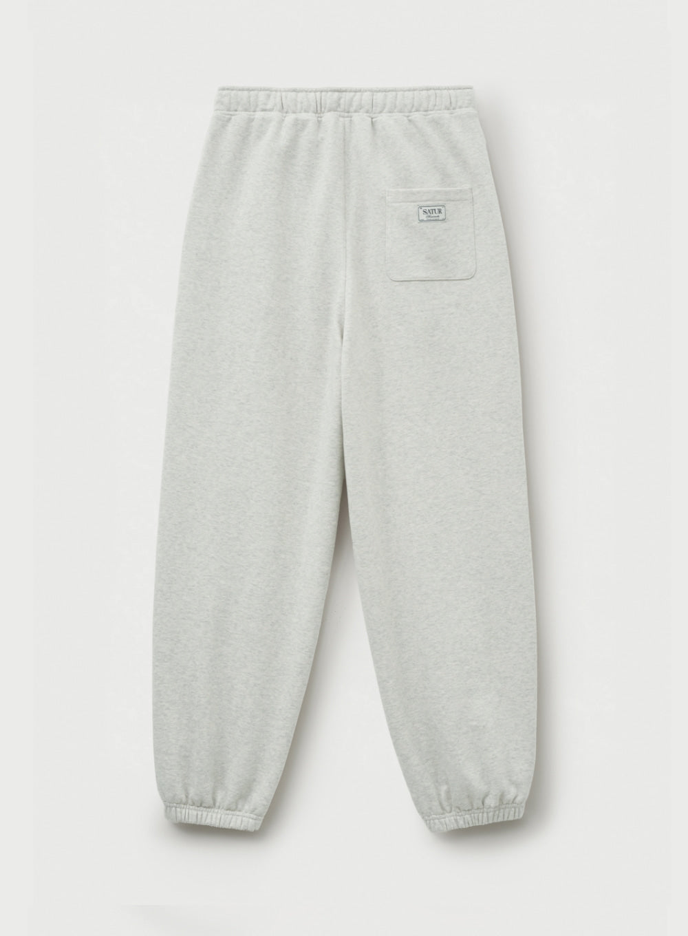 [satur] S Logo Jogger Sweatpants - Melange Ivory