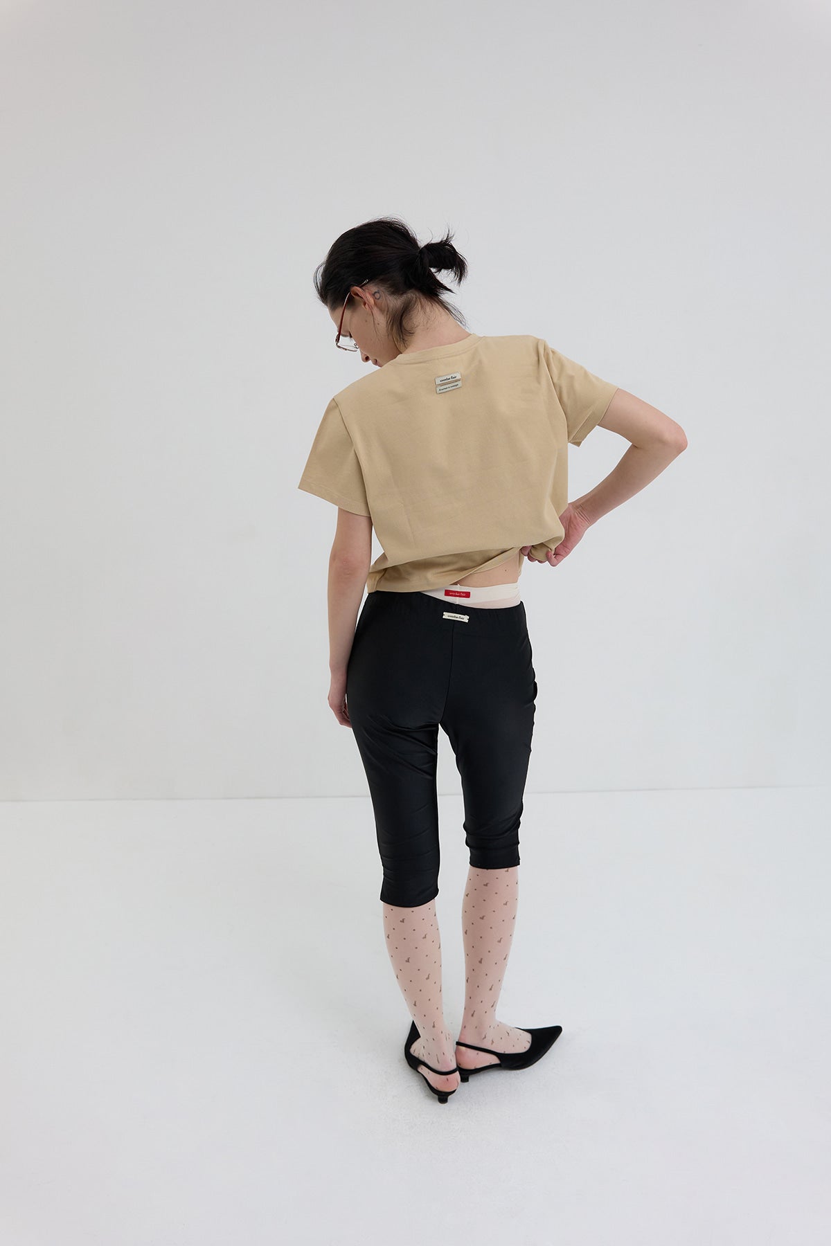 Overdueflair Of Classic T-Shirt Nude Beige