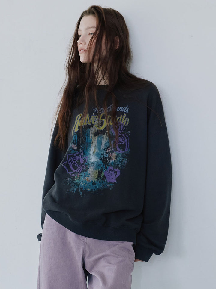 Raive New Sounds Graphic Sweatshirt
