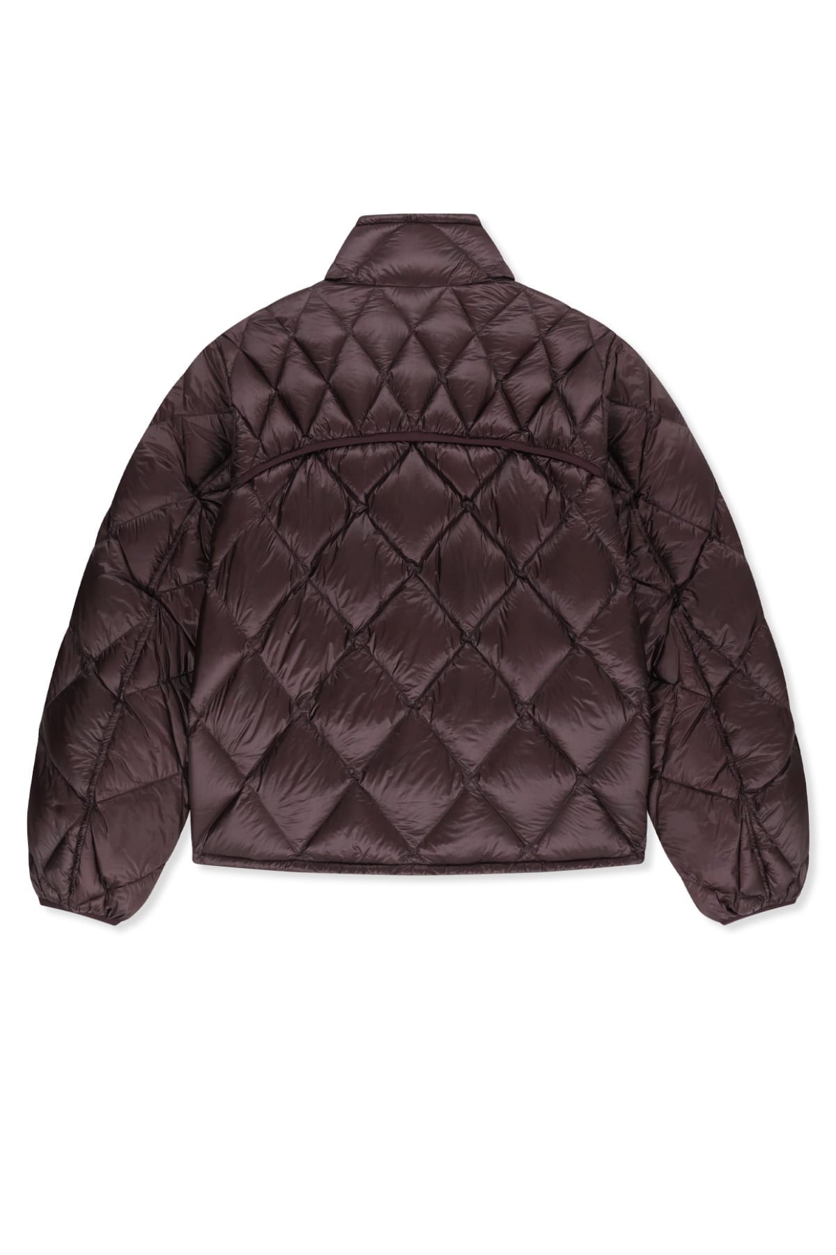 Matinkim Mix Quilted Light Down Jumper IN Purple
