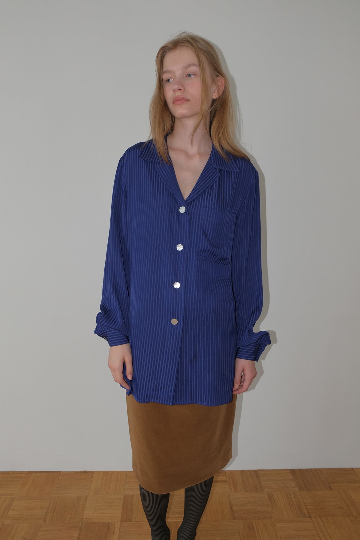 Overdueflair Retro-Mood Mid Skirt Vintage Camel