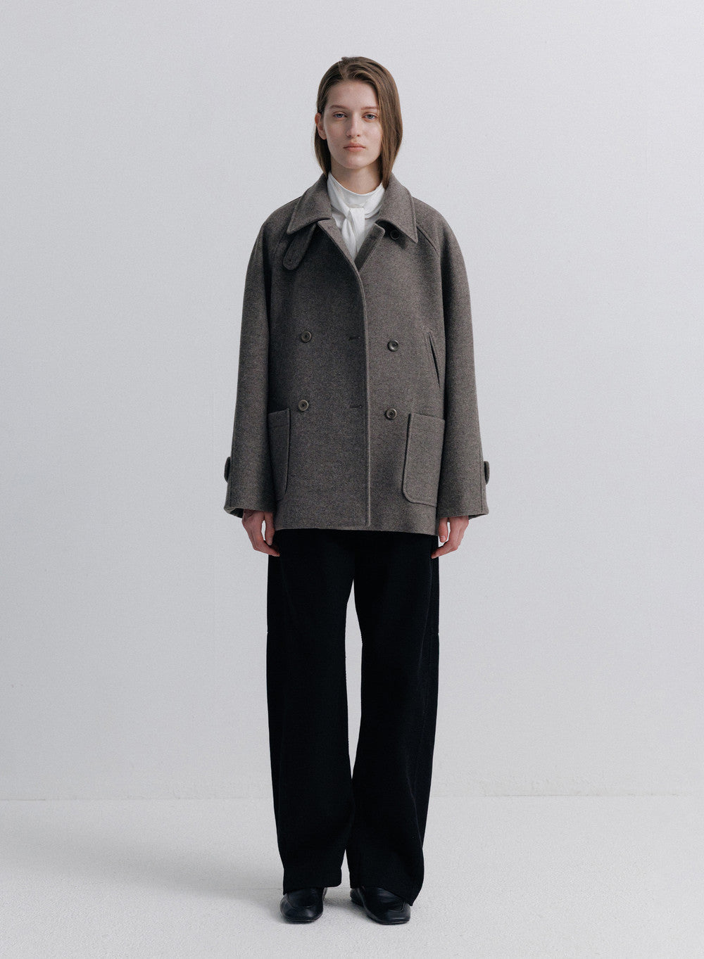 Kindersalmon Metis Alpaca Coat Taupe