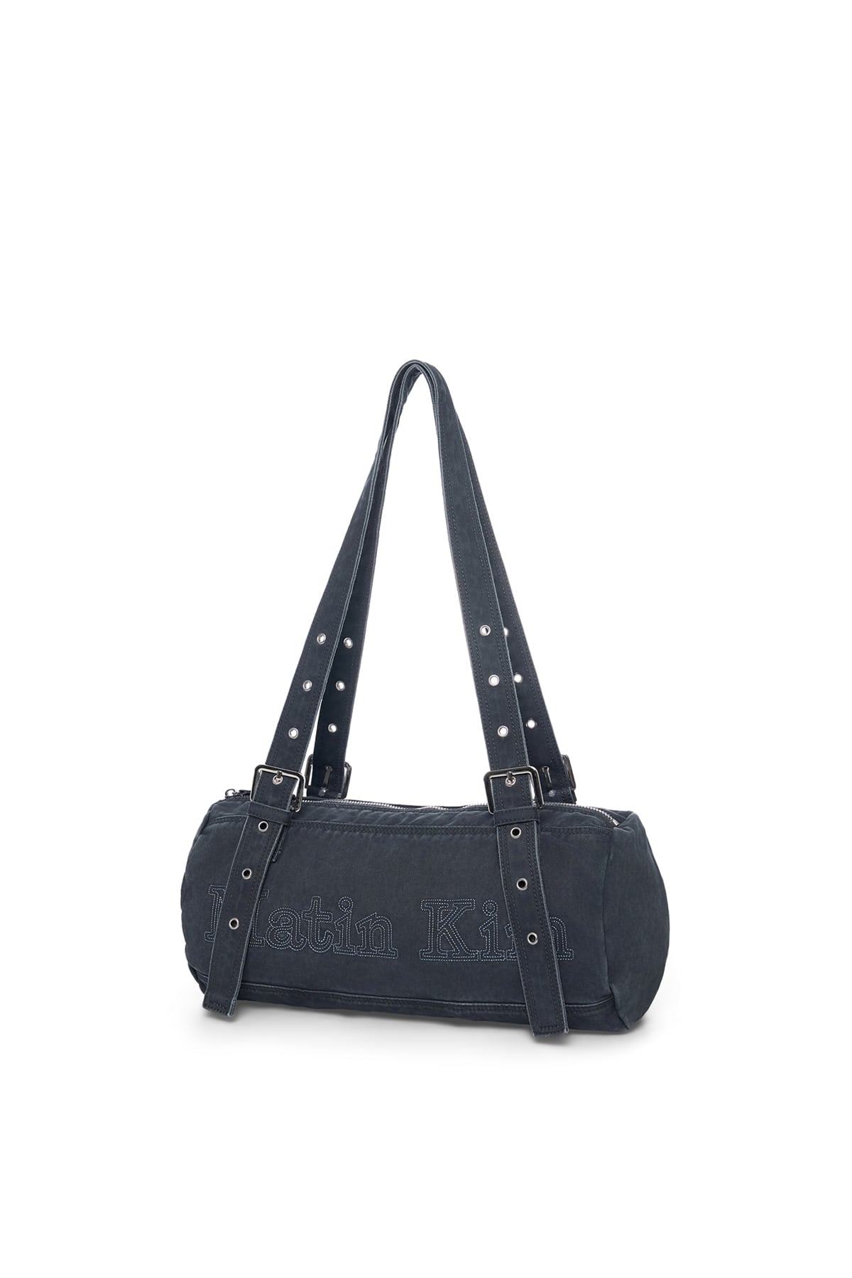 Matinkim Vintage Washed Cotton Duffel Bag IN Navy