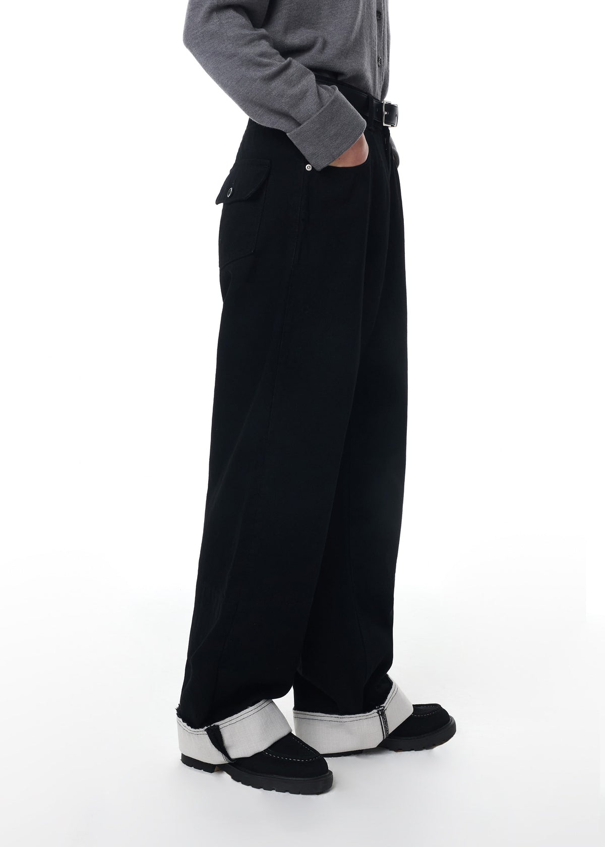 Grove Mohr Roll Up Denim Pants