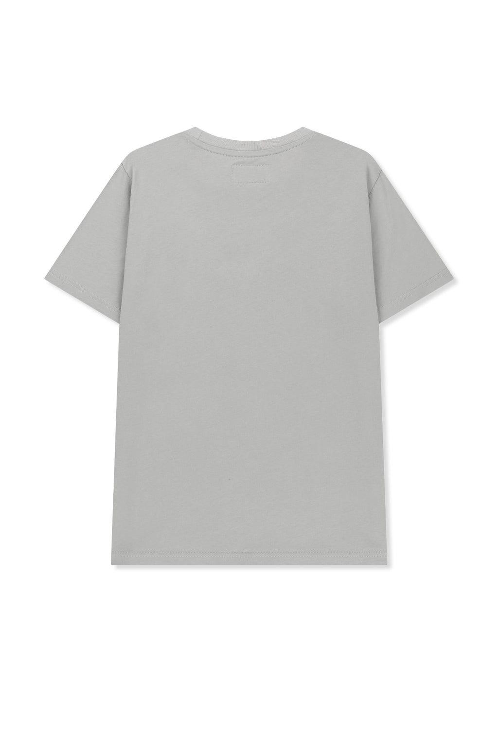 [matinkim] Applique Felt Logo Top IN Grey