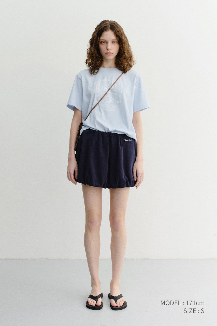 Dunst Unisex Cupid Arch Logo T-Shirt Soft Blue