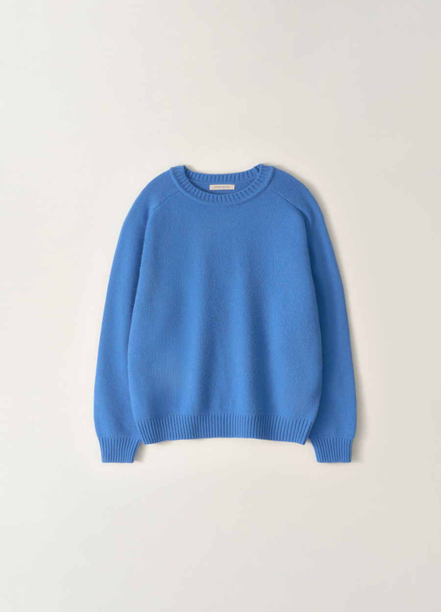 Nothing Written Jude round pullover (Blue)