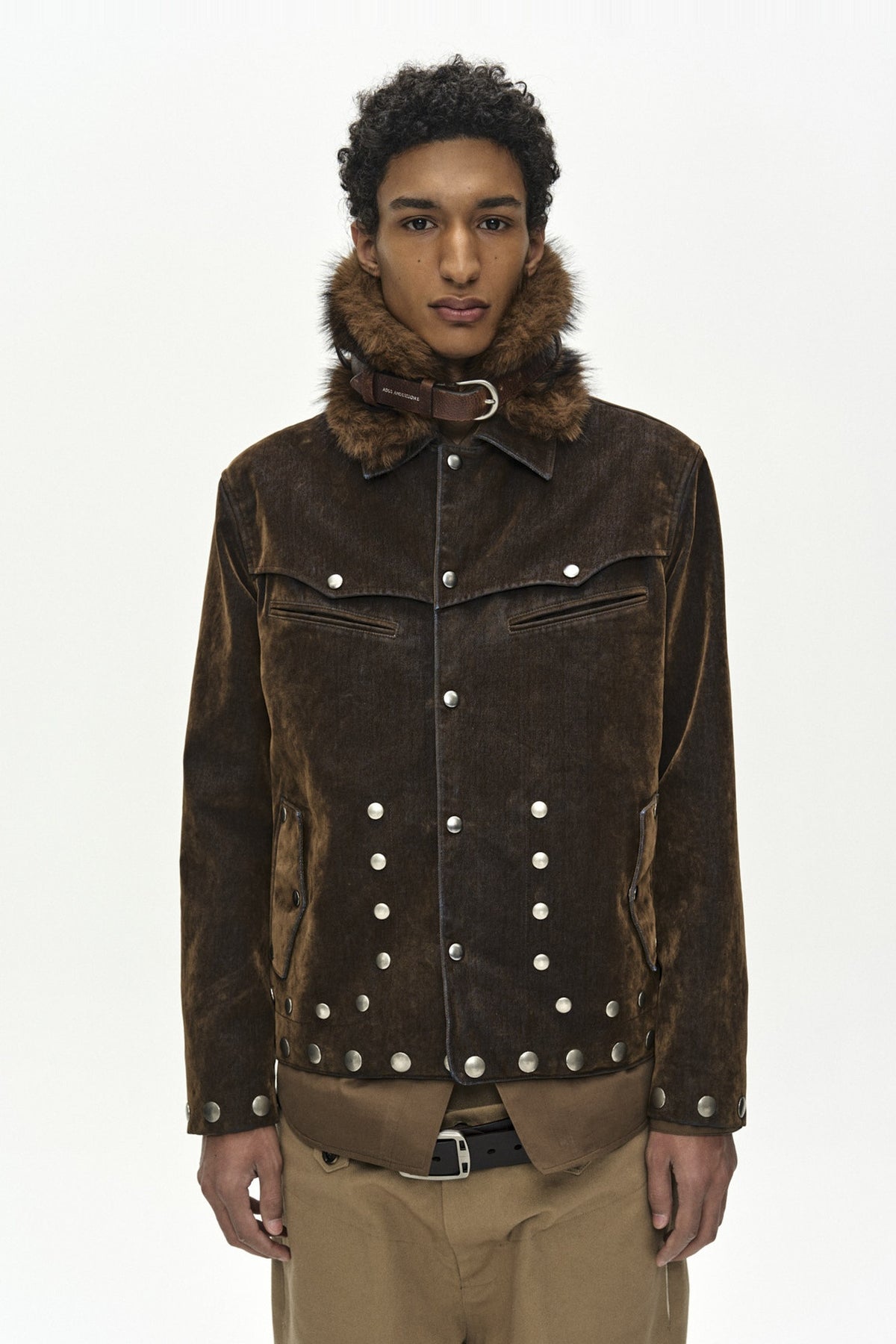 Andersson Bell Belted Fur Short Muffler