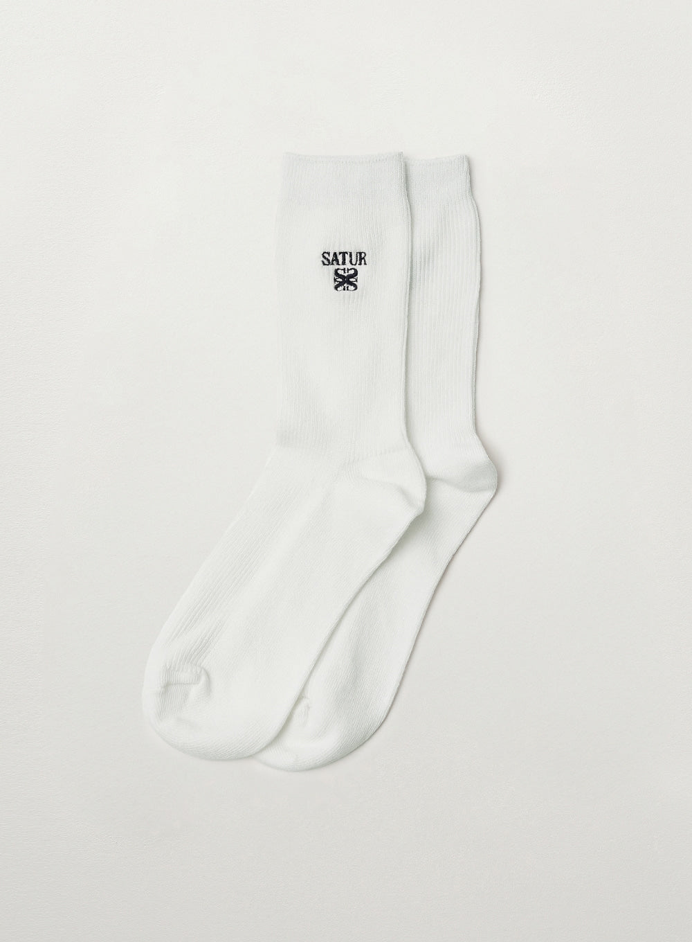 [satur] Apero Cotton Ribbed Socks