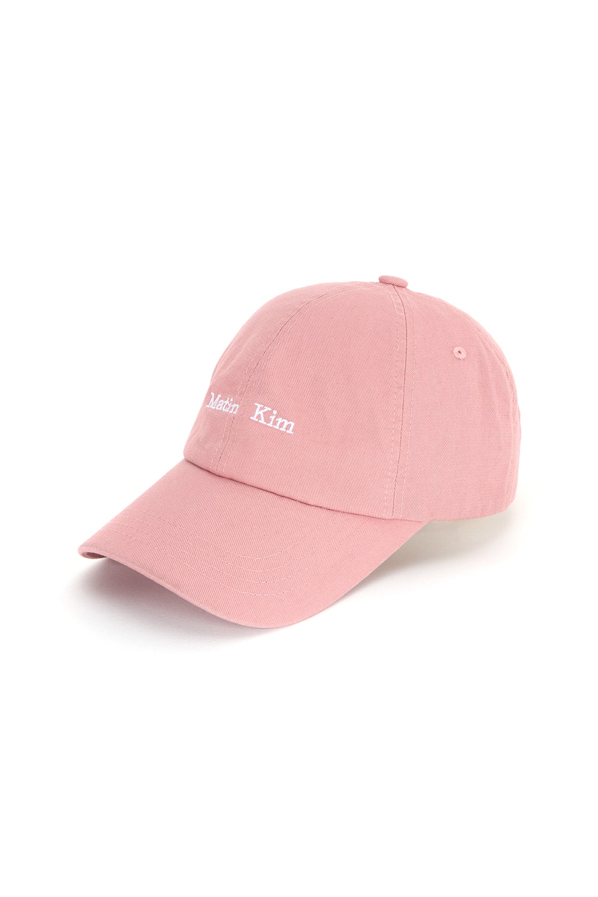 [matinkim] MATIN MINI CLASSIC LOGO BALL CAP IN PINK