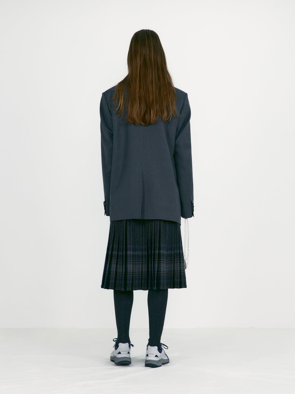 Low Classic Oversized Classic Blazer Melange Grey