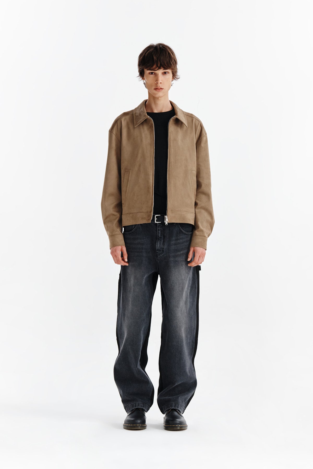 Matinkim Double Side Carpenter Denim Pants IN Black
