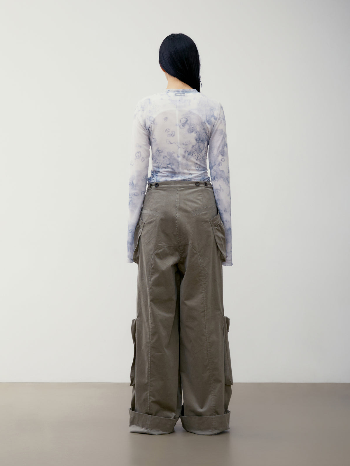 Low Classic Corduroy Bubble Pocket Pants Khaki