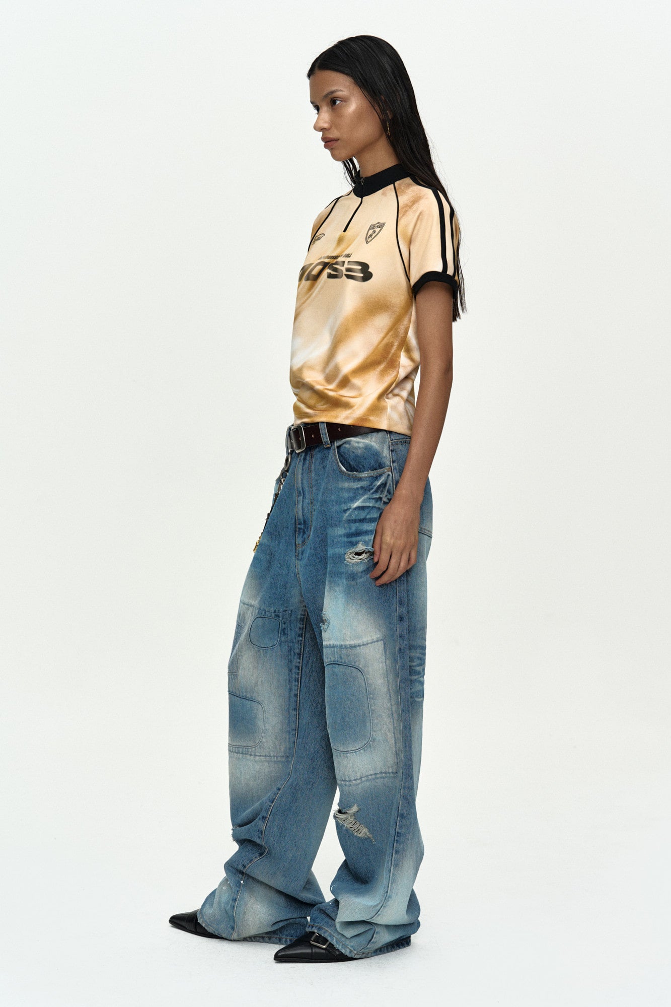 Andersson Bell Repair Loose-Fit Jeans