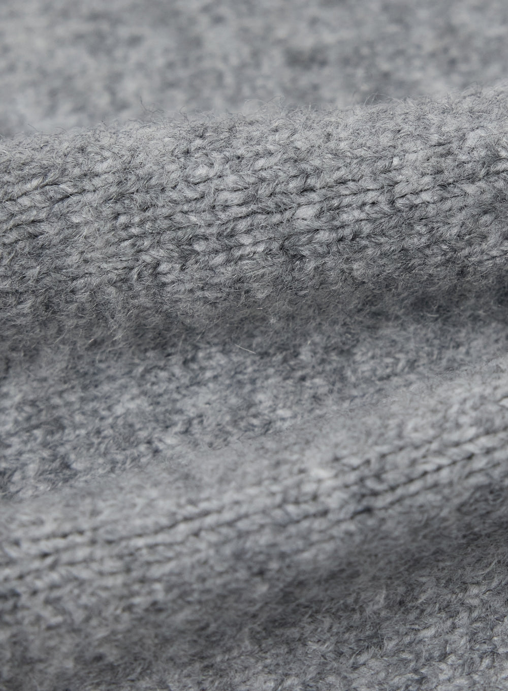 [satur] S Logo Brushed Beanie - Melange Gray