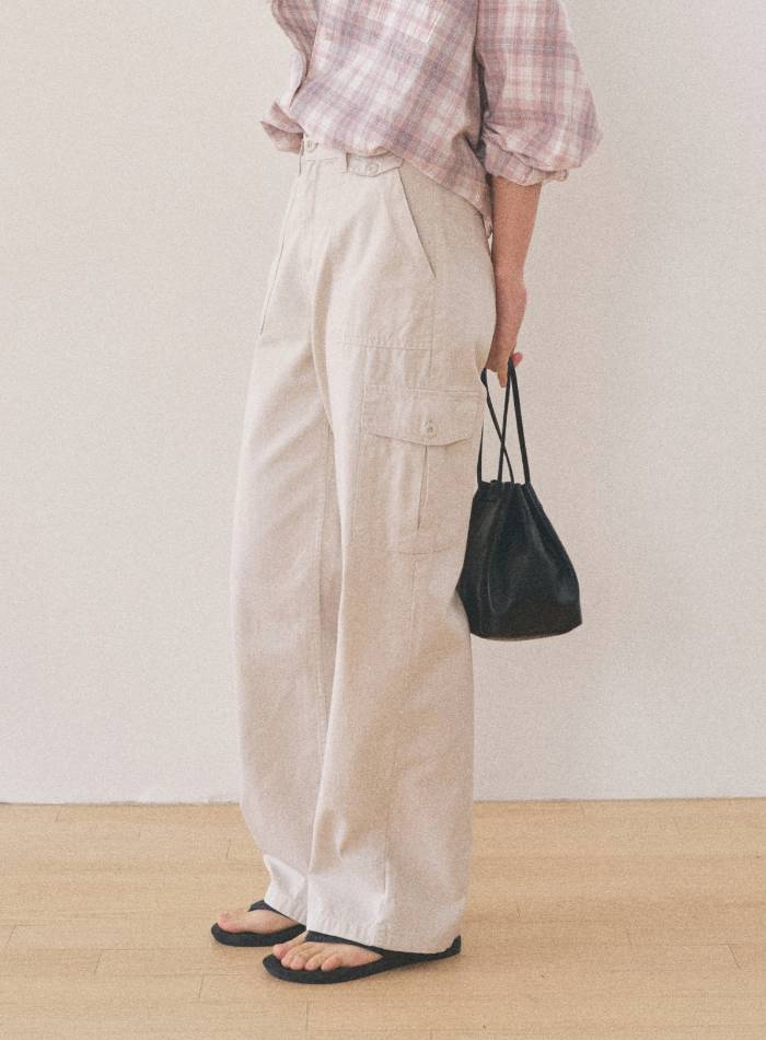 Mango Maniplease Tetta Washed Pants Mist