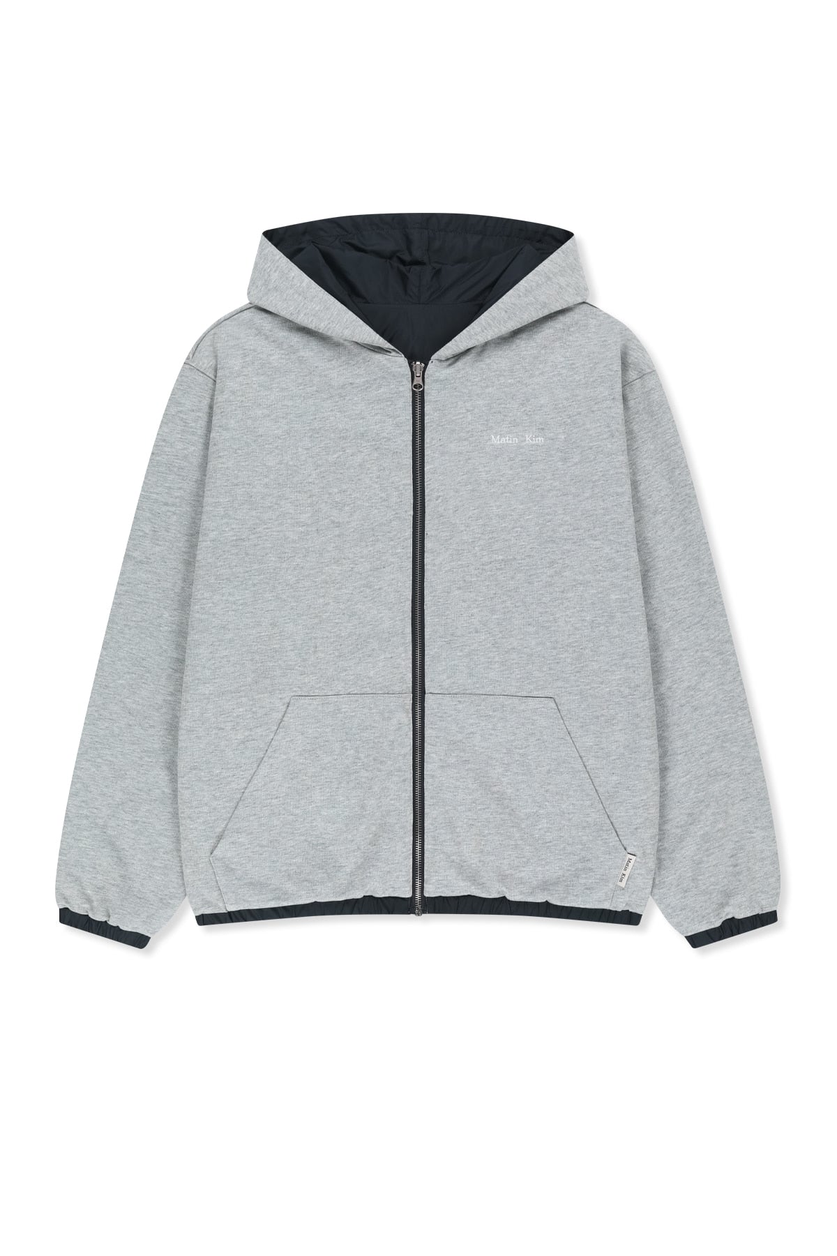 Matinkim Double Face Hoody Zip UP IN Navy