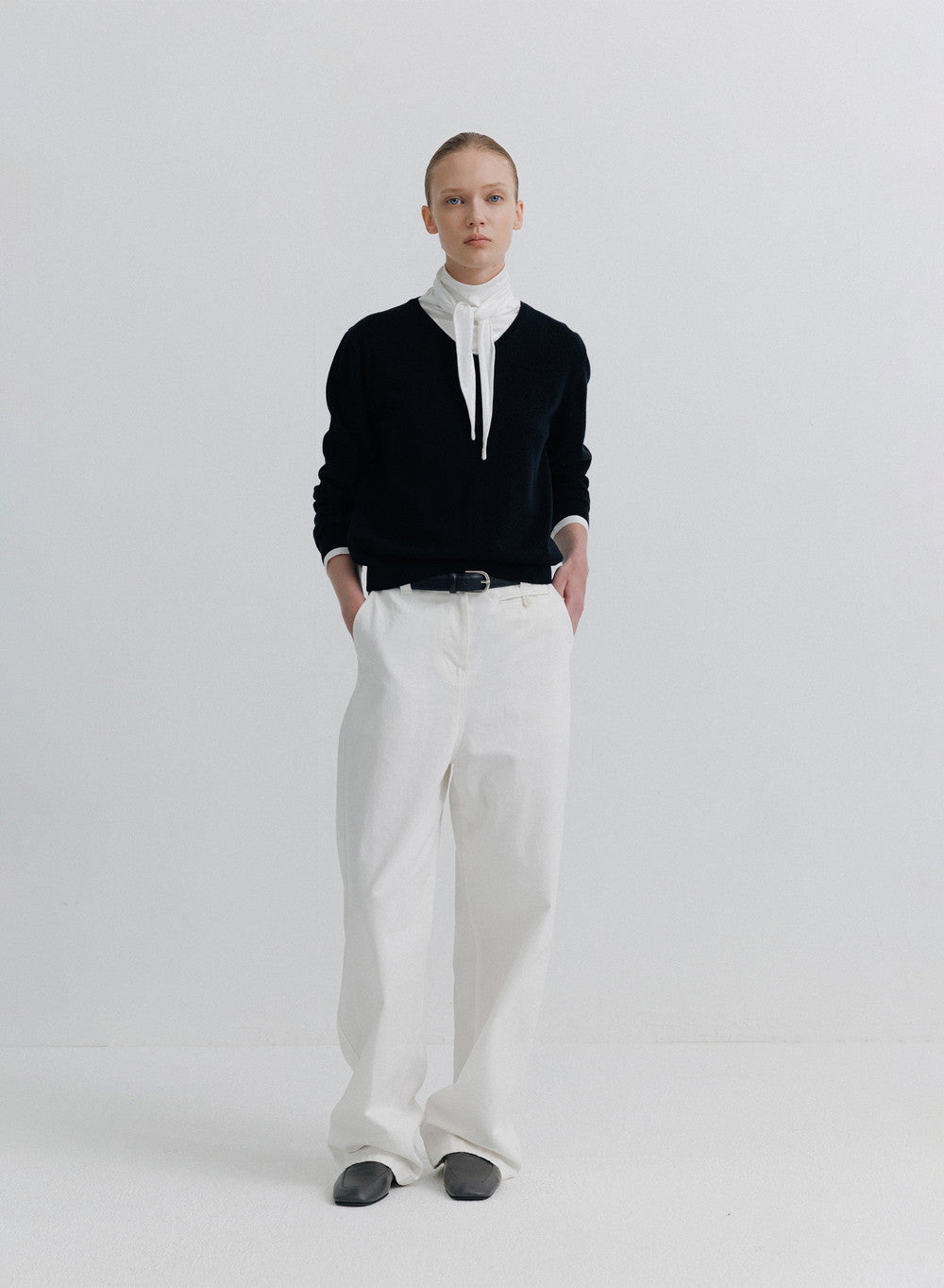 Kindersalmon Tove Scarf Turtleneck Bone