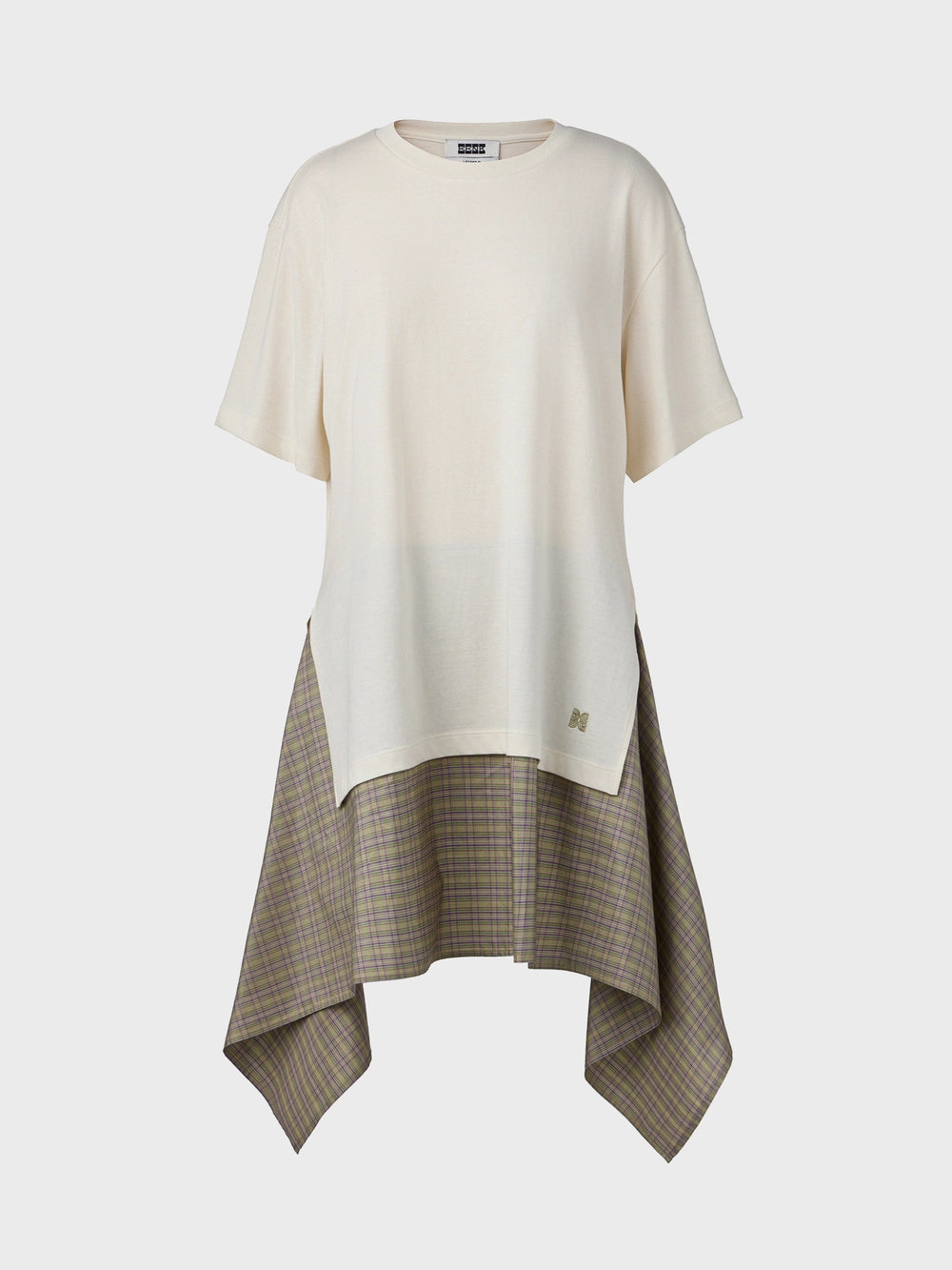 EENK Draped Layered T-shirt - Ivory