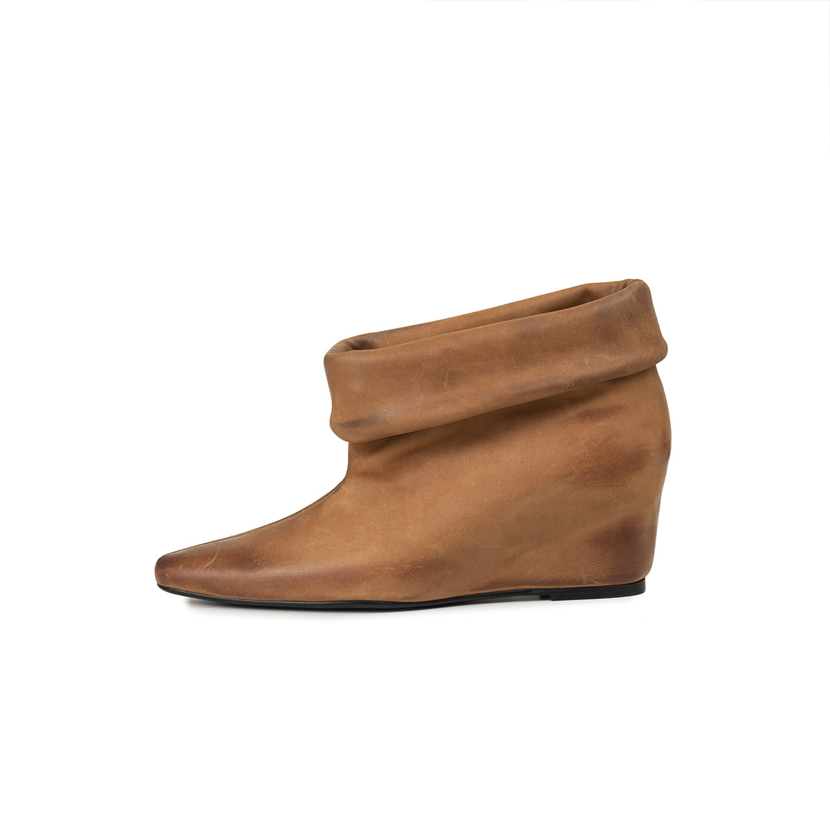 Osoi Cuff Boots Camel Brown