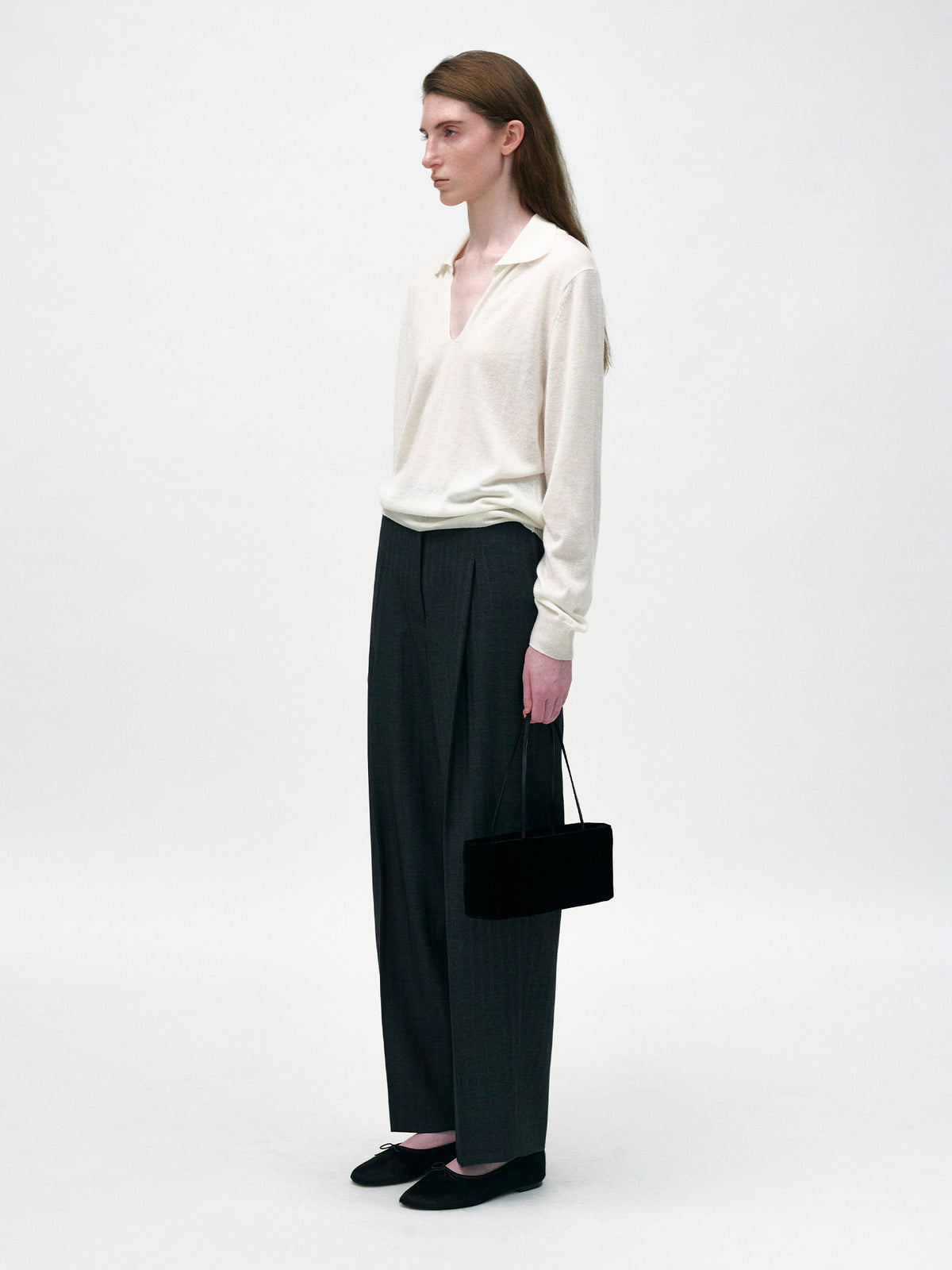 Nothing Written Haze stripe pants (Deep slate)