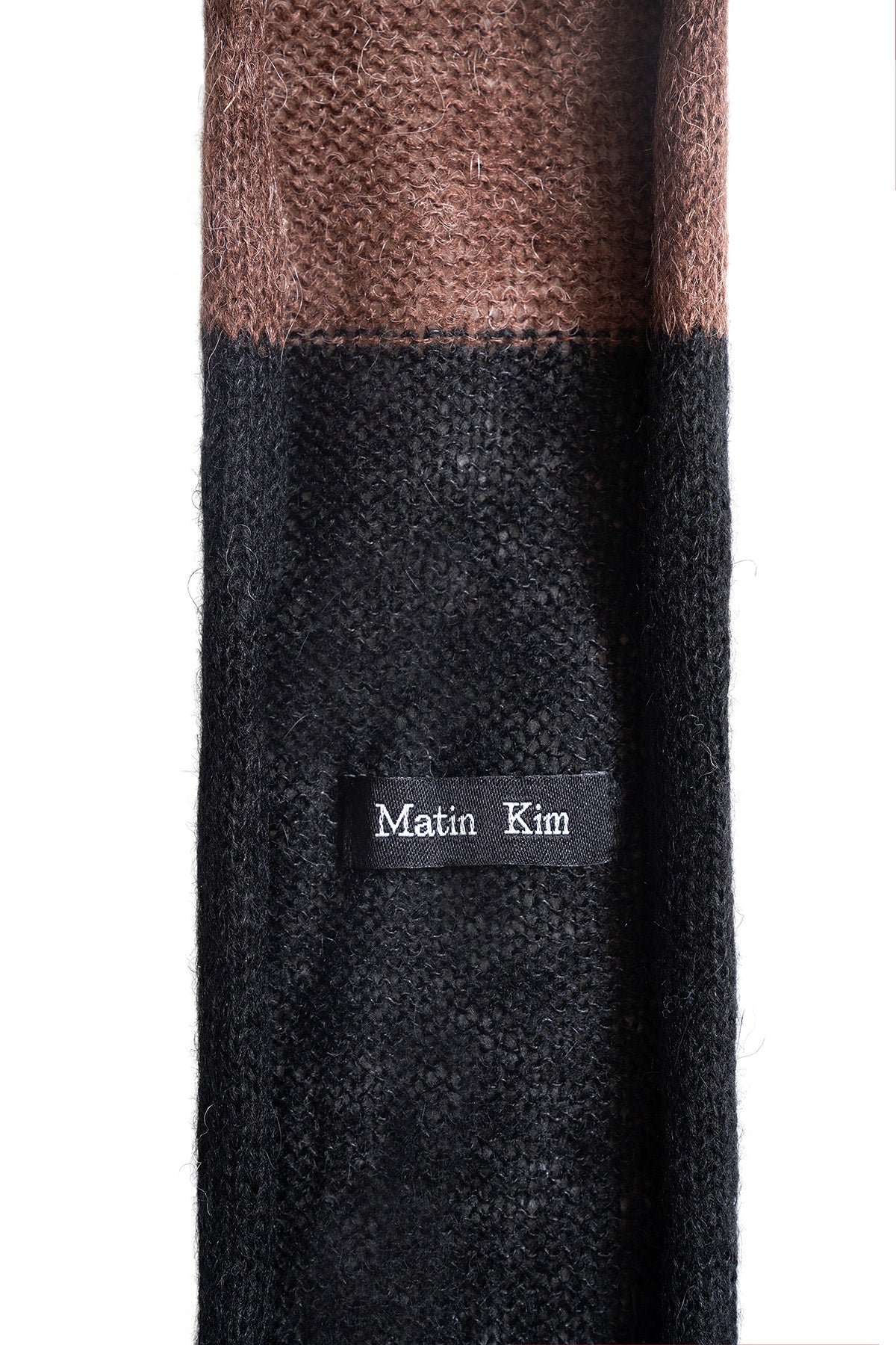 Matinkim Multi Stripe Alpaca Blended Muffler IN Brown