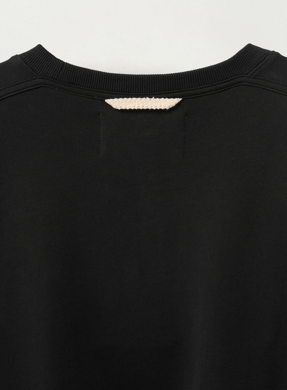 [satur] Loren Classic Logo Basic Sweatshirt - Classic Black