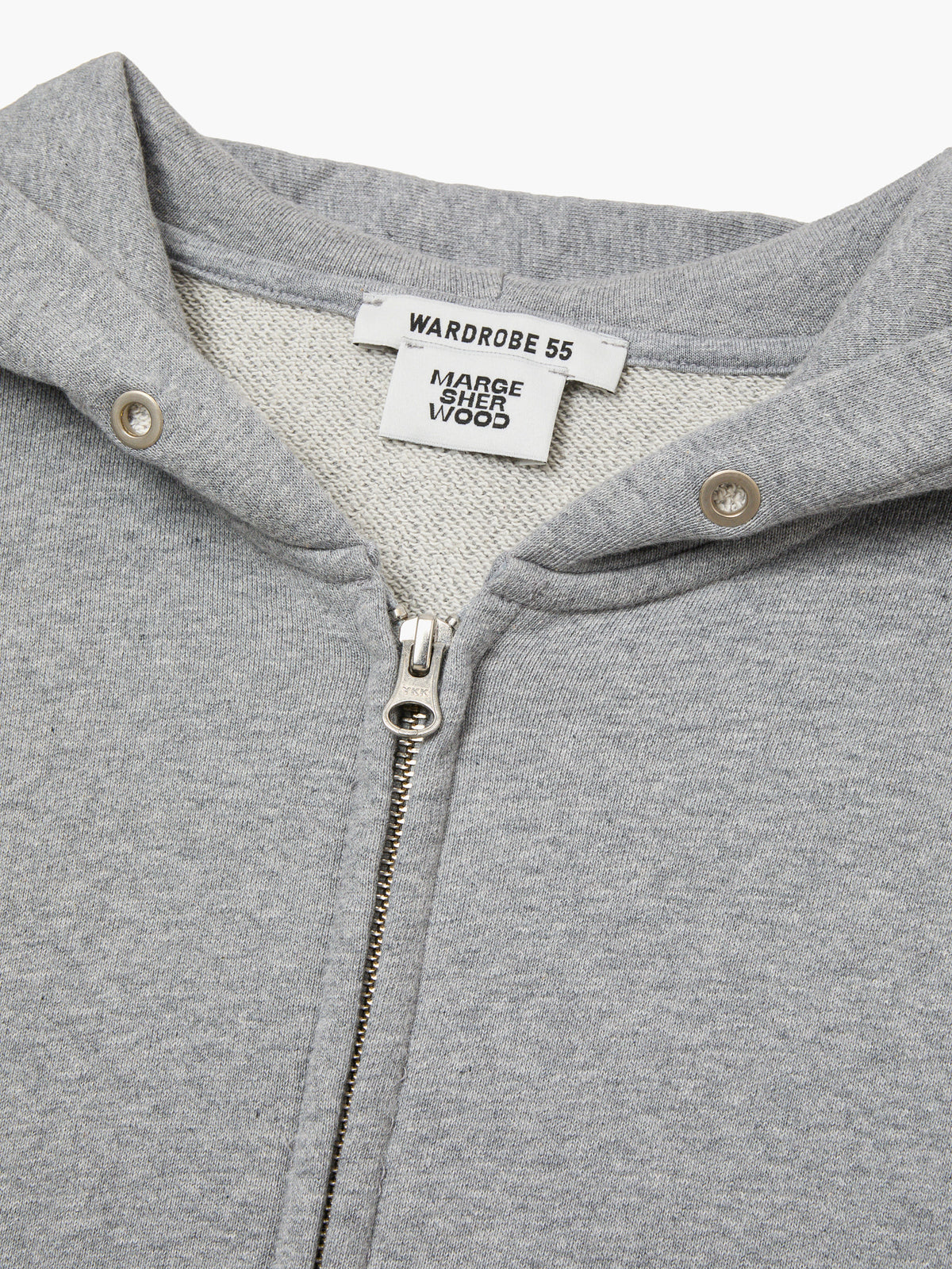 Margesherwood Basic Hood Jersey Jumper grey
