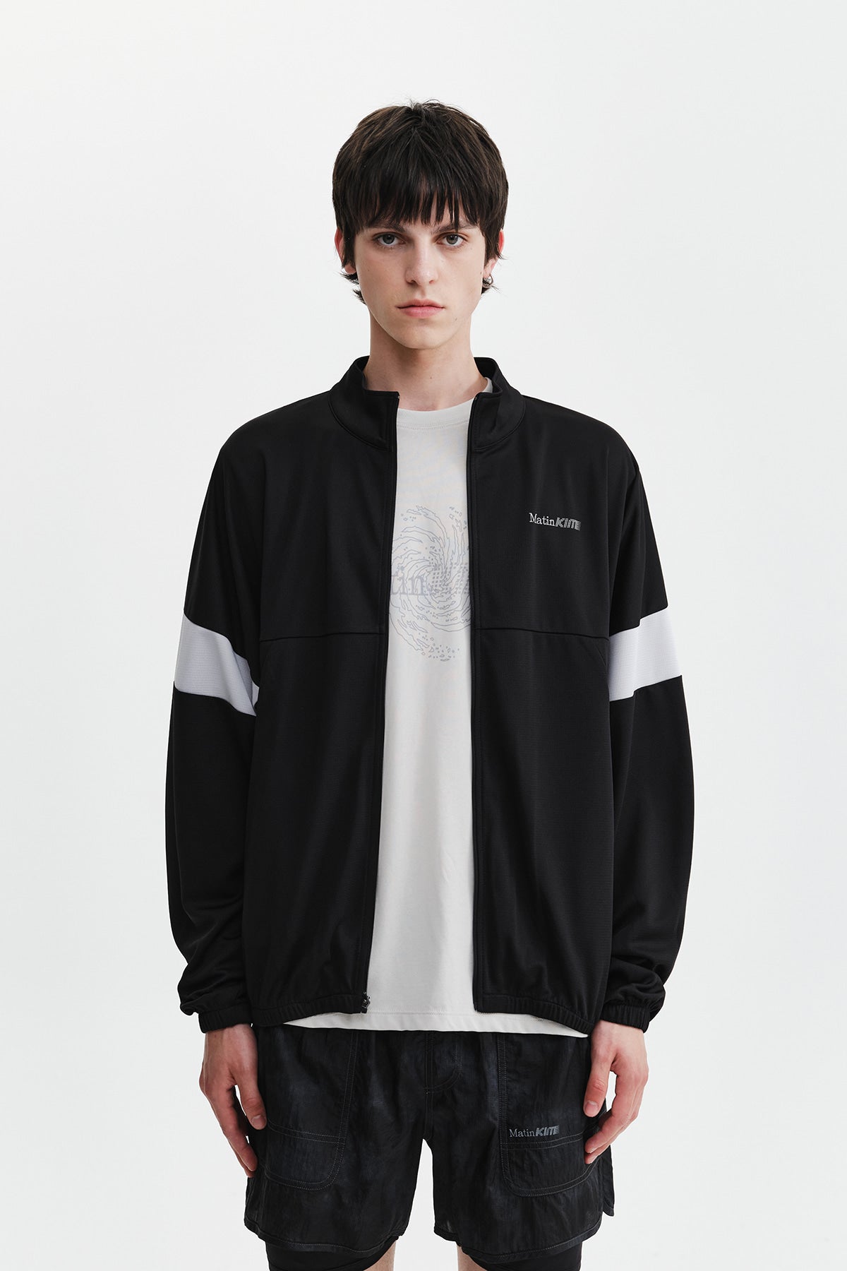 Matinkim Matin Pace Vortex Graffiti Zip UP IN Black