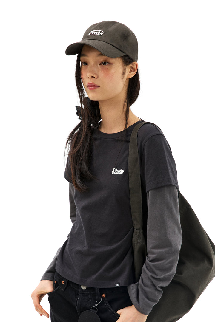 Emis Layered LS T-Shirt-Black
