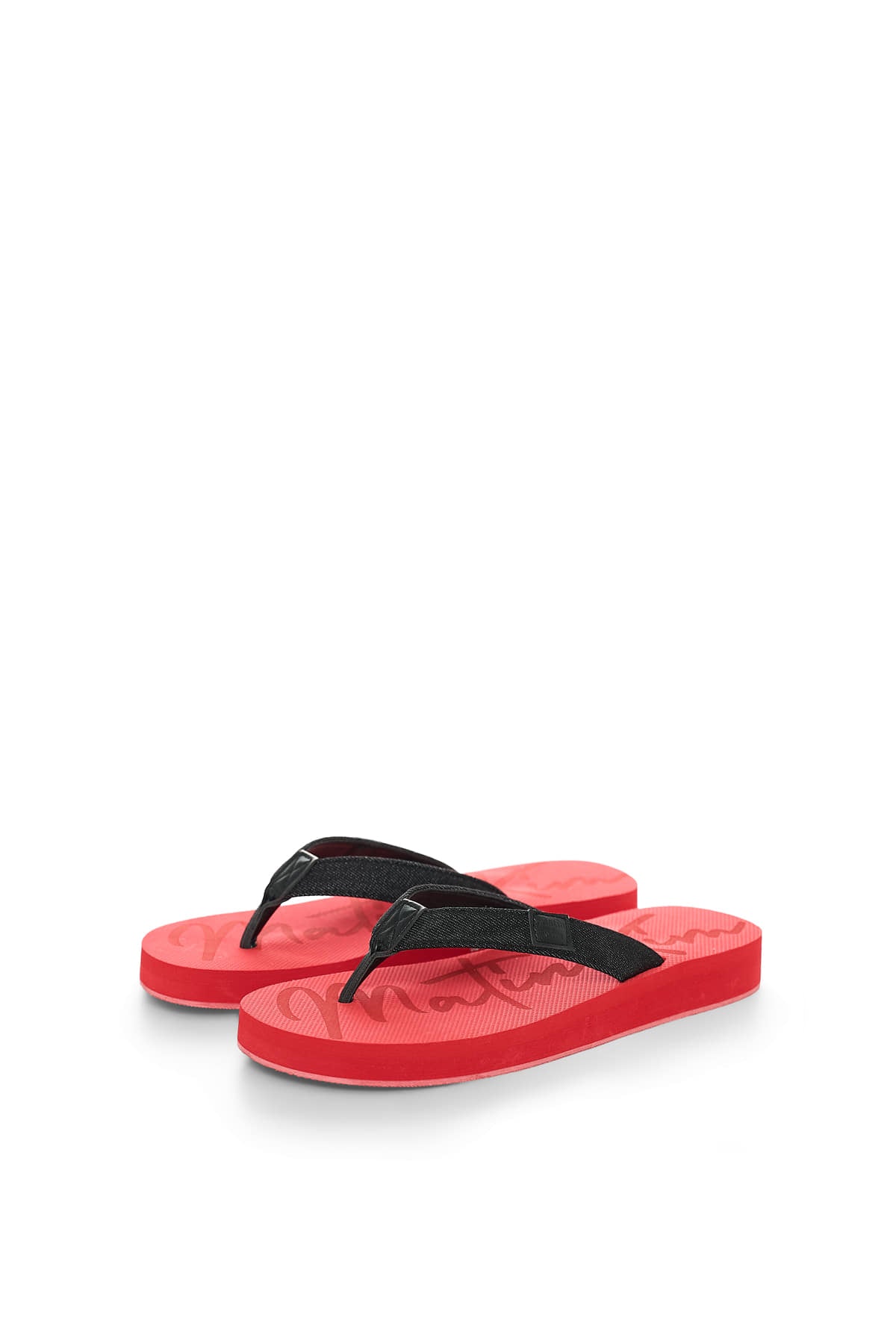 Matinkim Matin Denim Loop Flip Flop IN Red