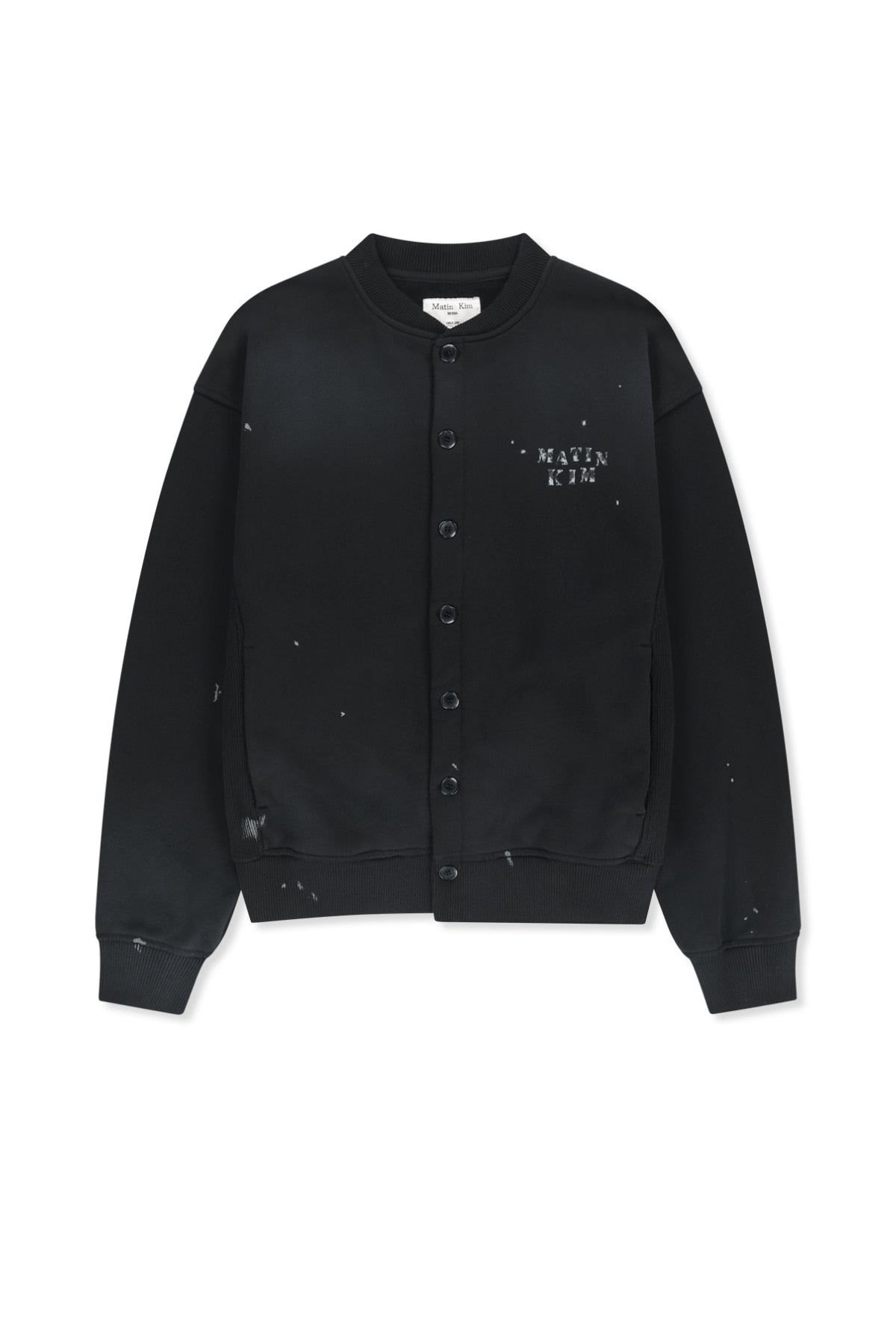 Matinkim Dusty Washed Button UP Jumper IN Black