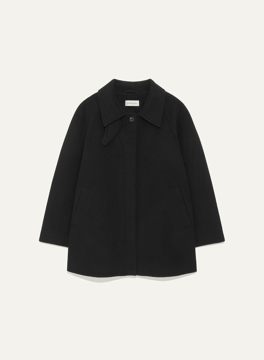 Kindersalmon Cassia Half Coat Black