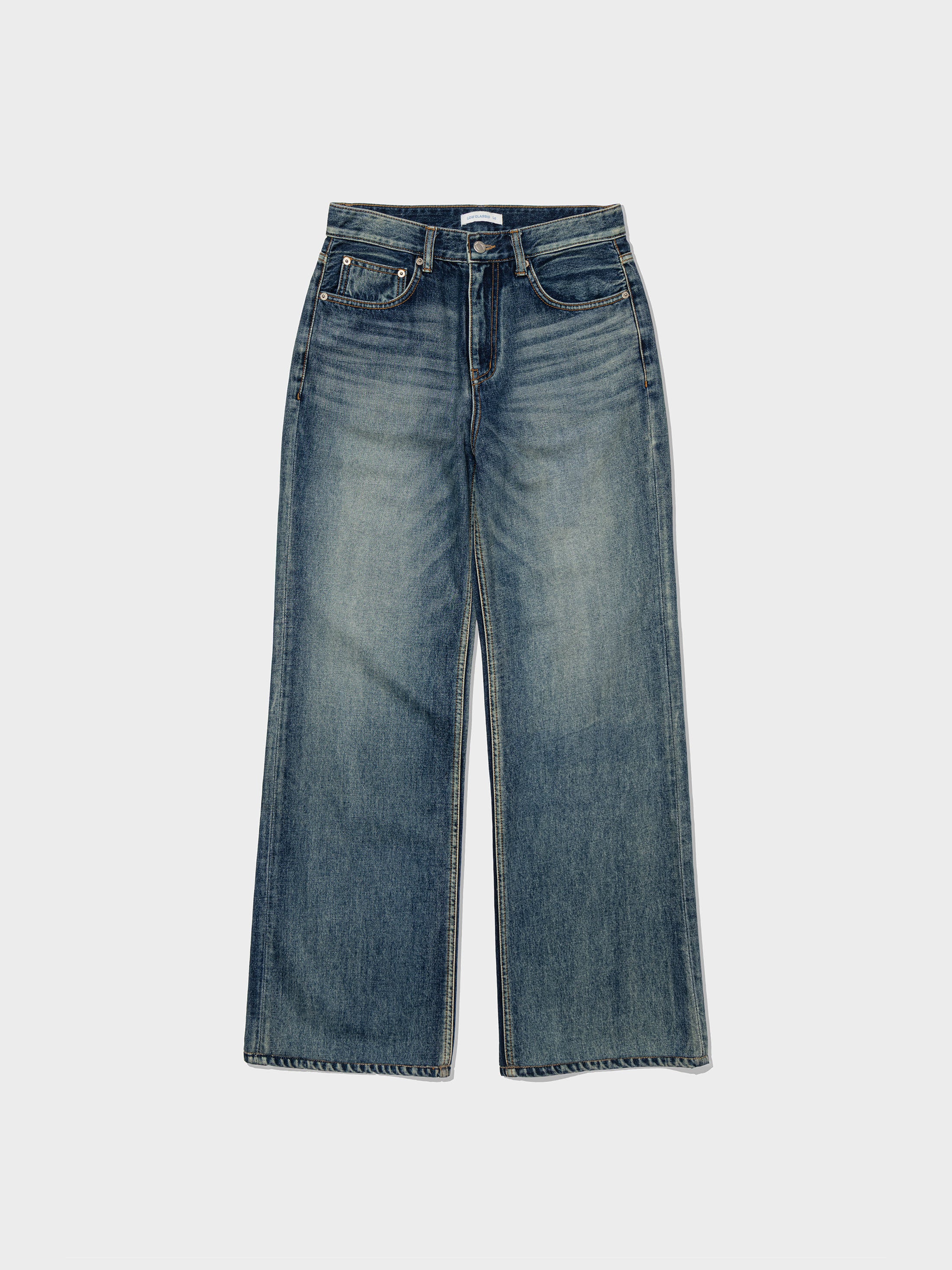 Low Classic Relaxed Fit Jeans Dark Blue