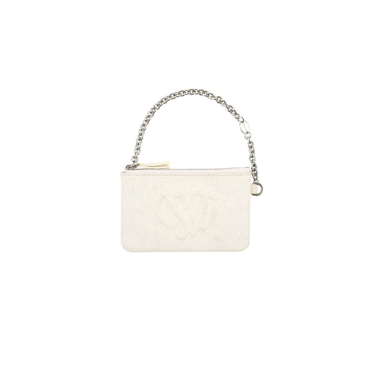Osoi Heart Pouch Vintage White