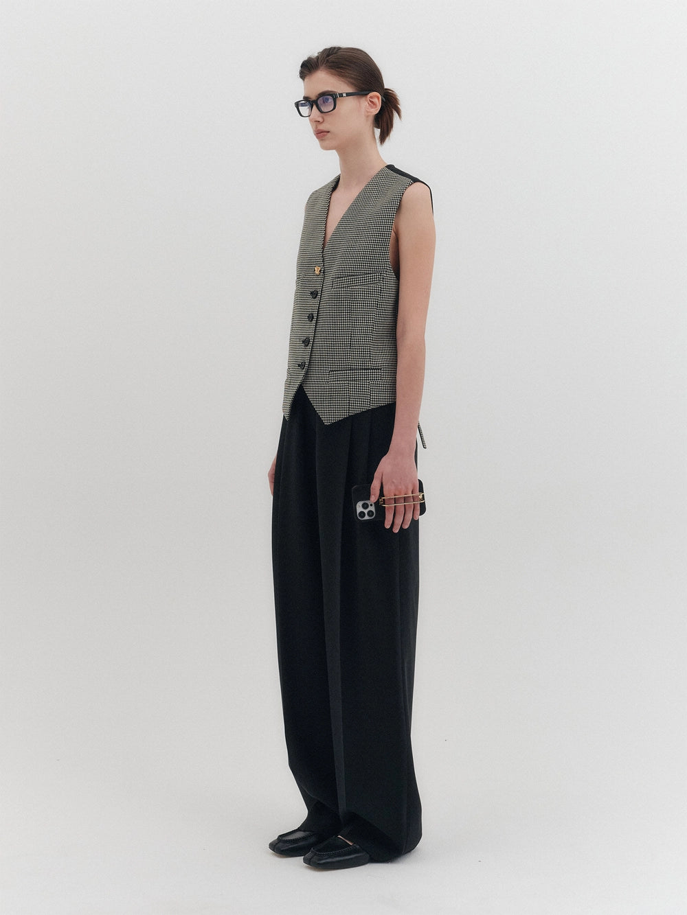 EENK Two-Tuck Wide Pants - Black