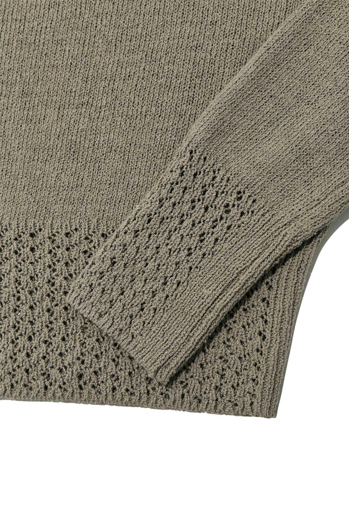 [matinkim] FOR LOVERS PUNCHING POINT PULLOVER IN OLIVE