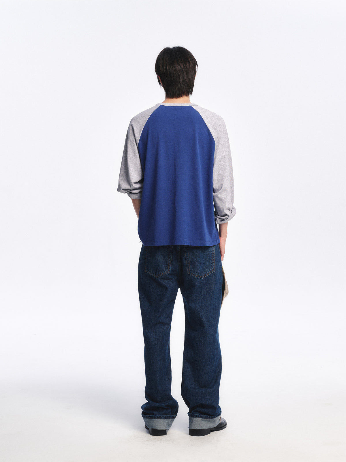 Low Classic Postcard Raglan Tee Blue